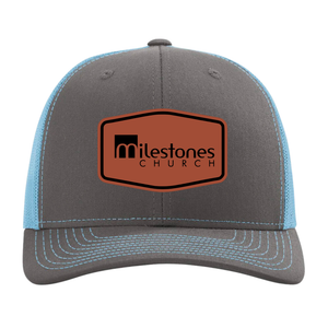 Milestones Leather Patch Hat