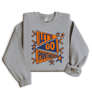 Let's Go Panthers Flag Design Tee