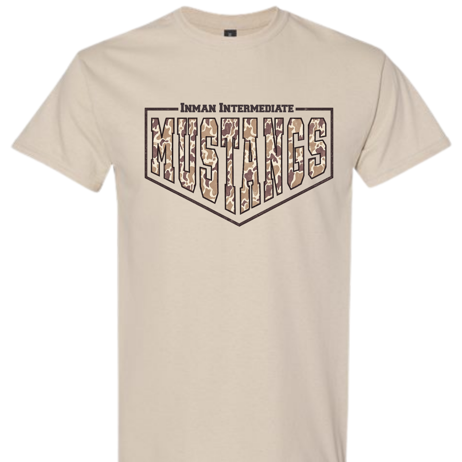 IIS Mustangs Sand Camo T-Shirt