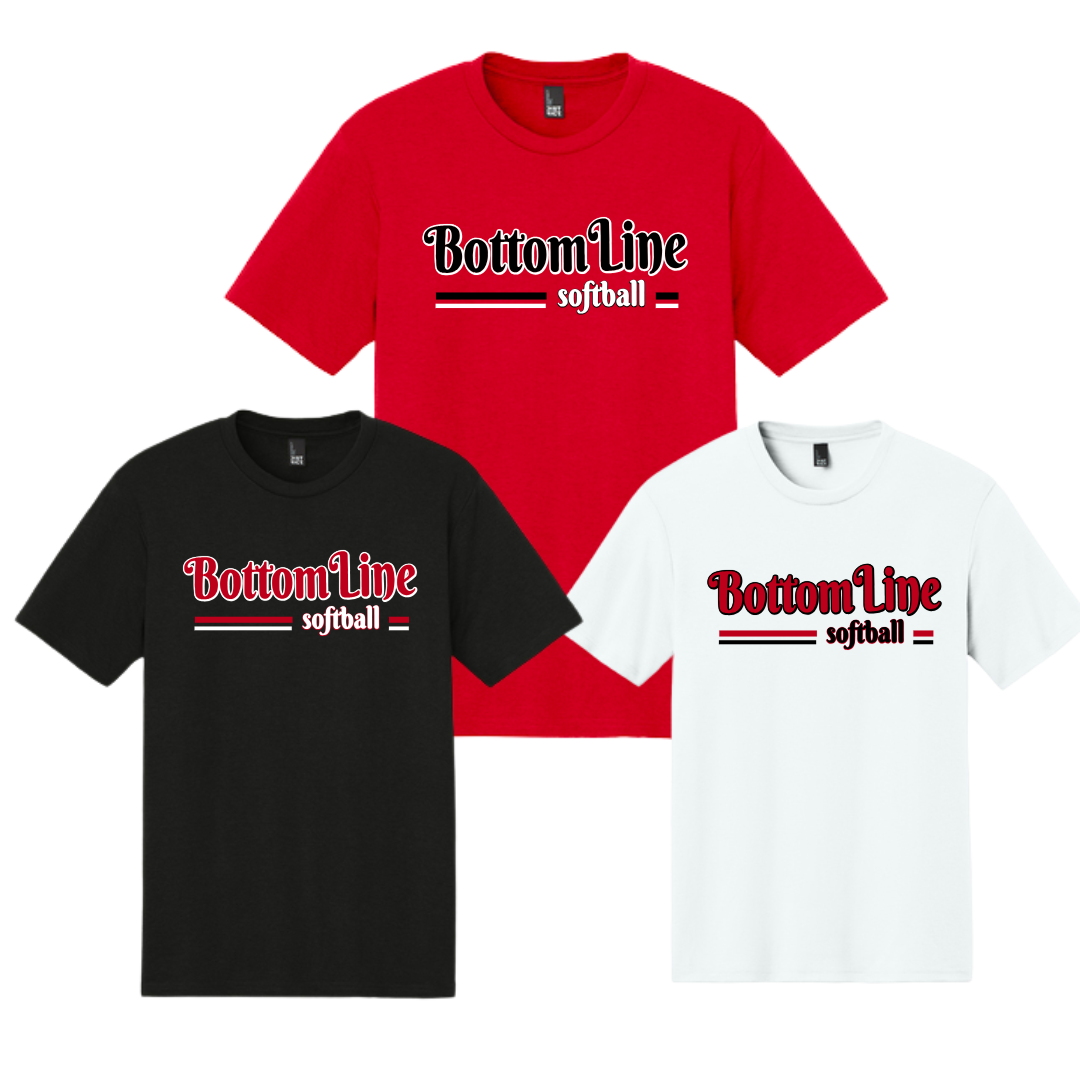 Bottom Line Softball SS Tees