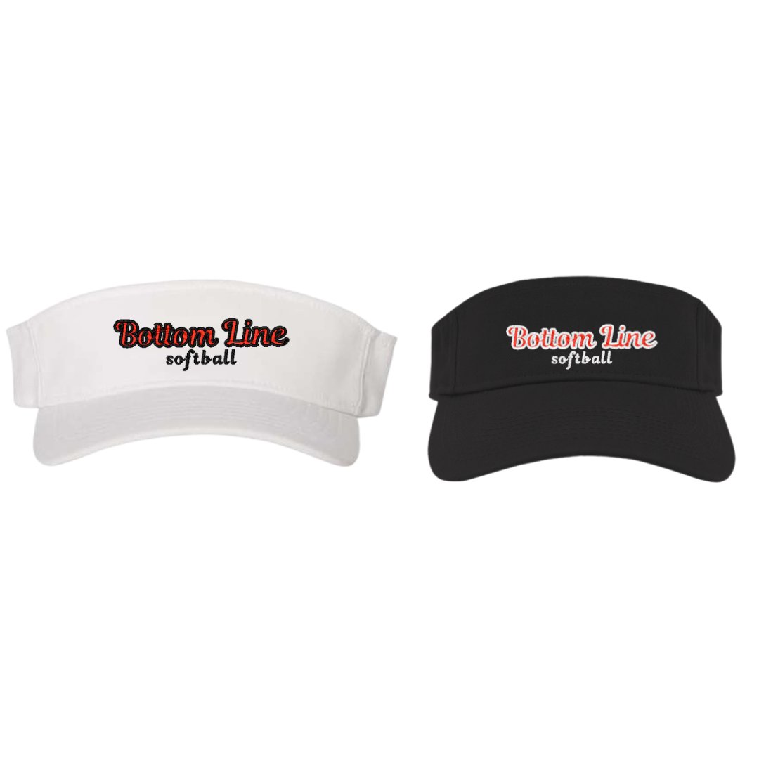 Bottom Line Softball Visor