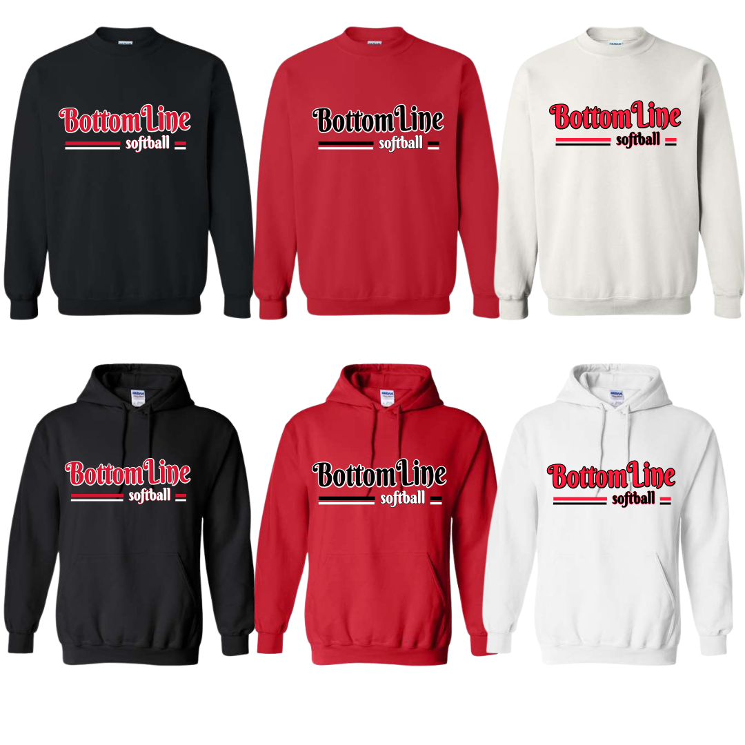 Bottom Line Softball Sweatshirts