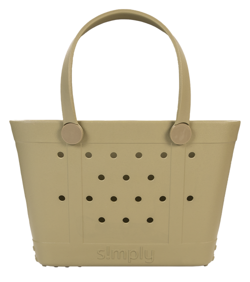 Simply Southern Large Waterproof Tote in Sepia