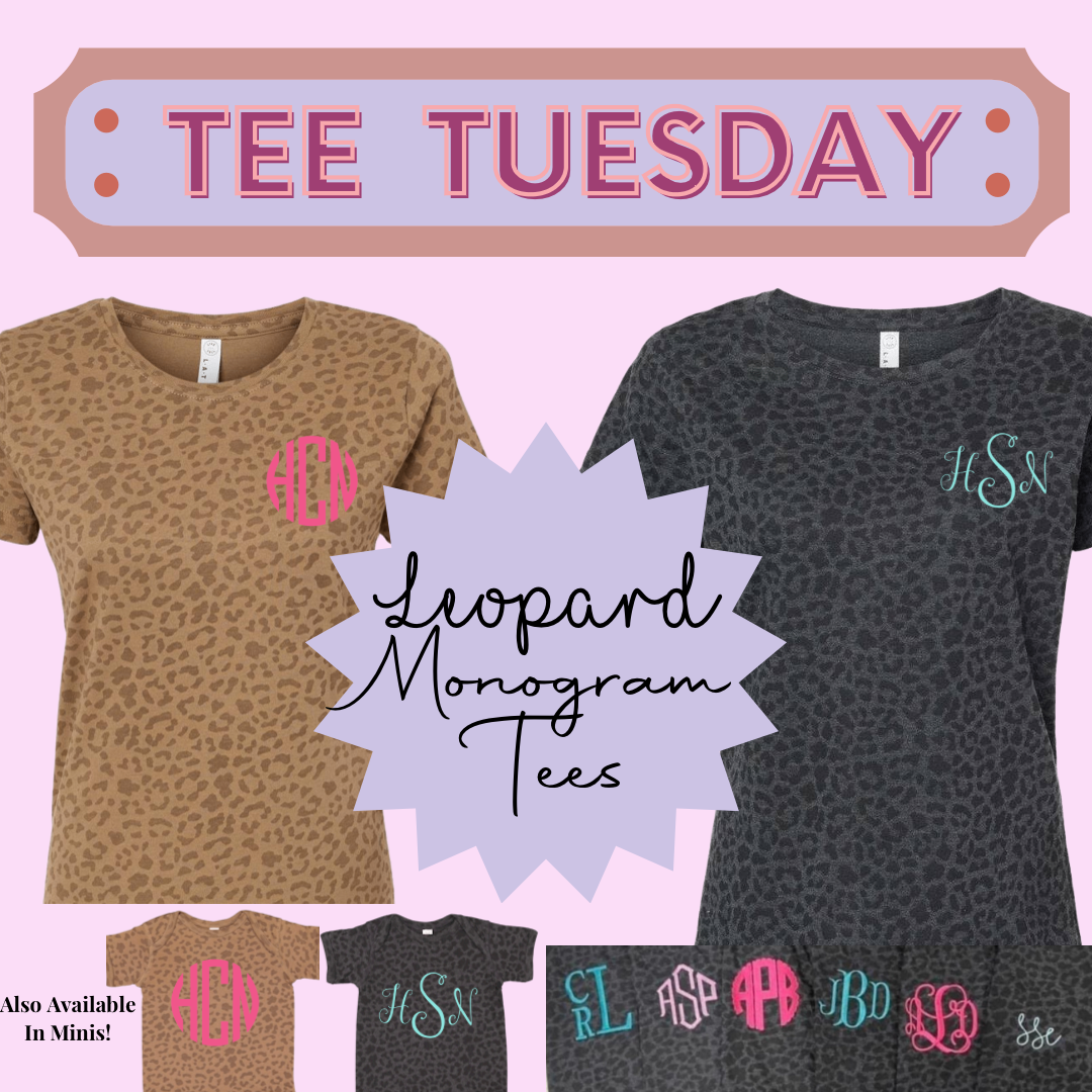 Monogram Leopard Tee