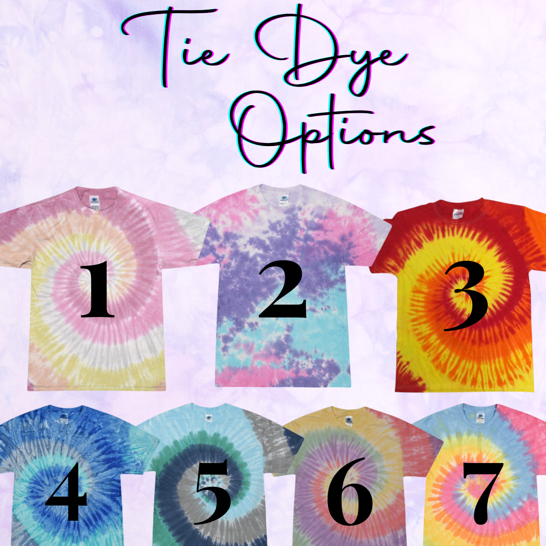 Monogram Monday Tie Dye Tee